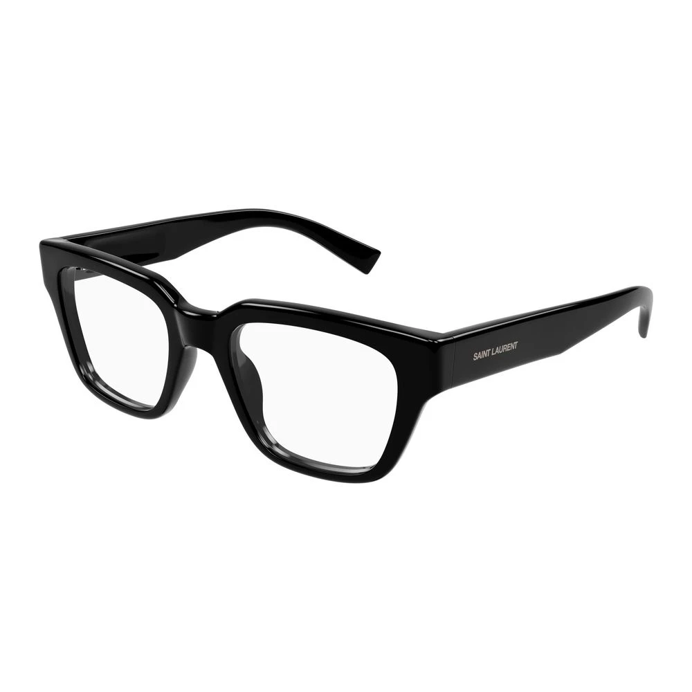 Saint Laurent Unisex Black Glasses, 51 Mm, Transpare Eyeglasses Sl 804