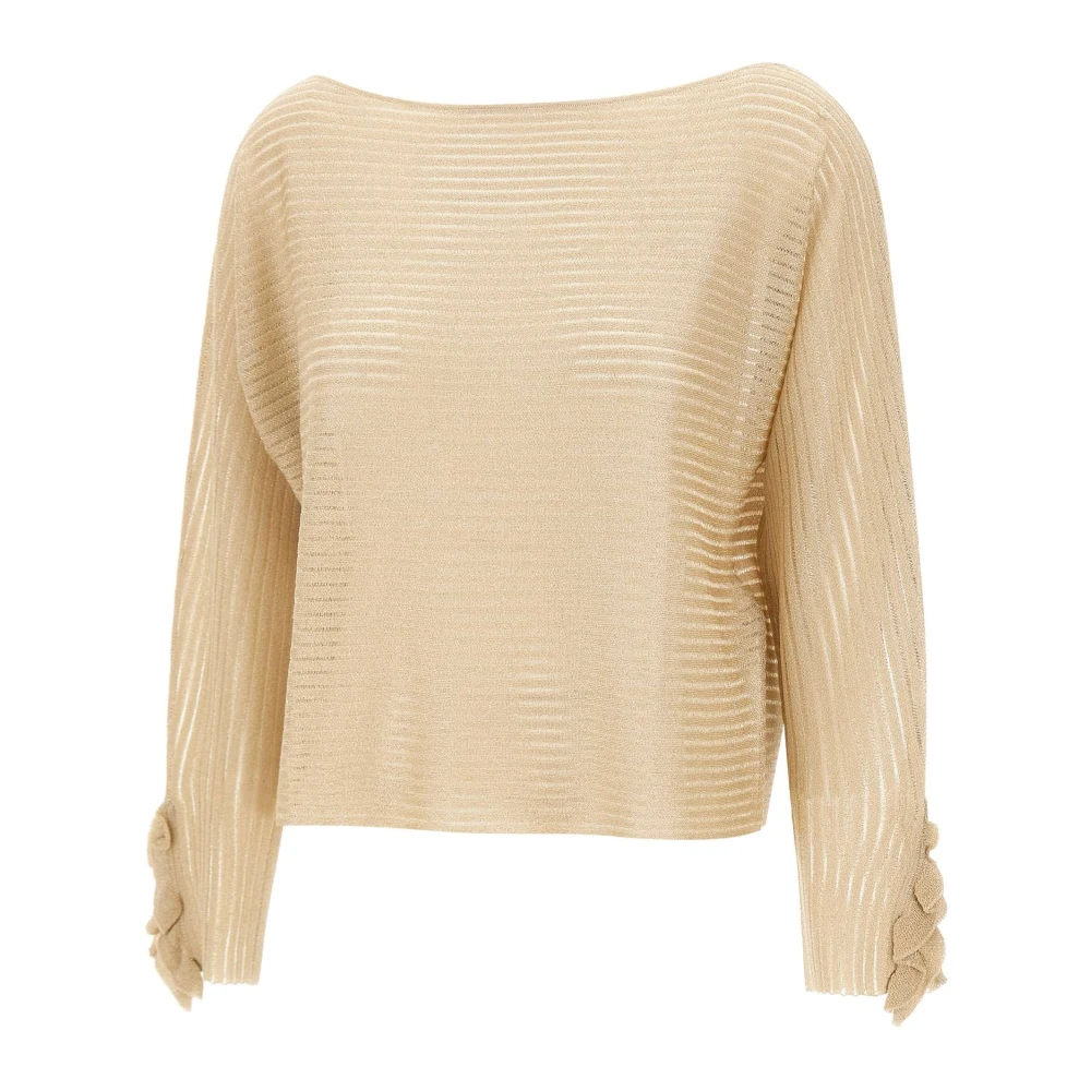 Liu Jo Vrouw Geel Truien & Vesten Dames, L, Sweaters Golden