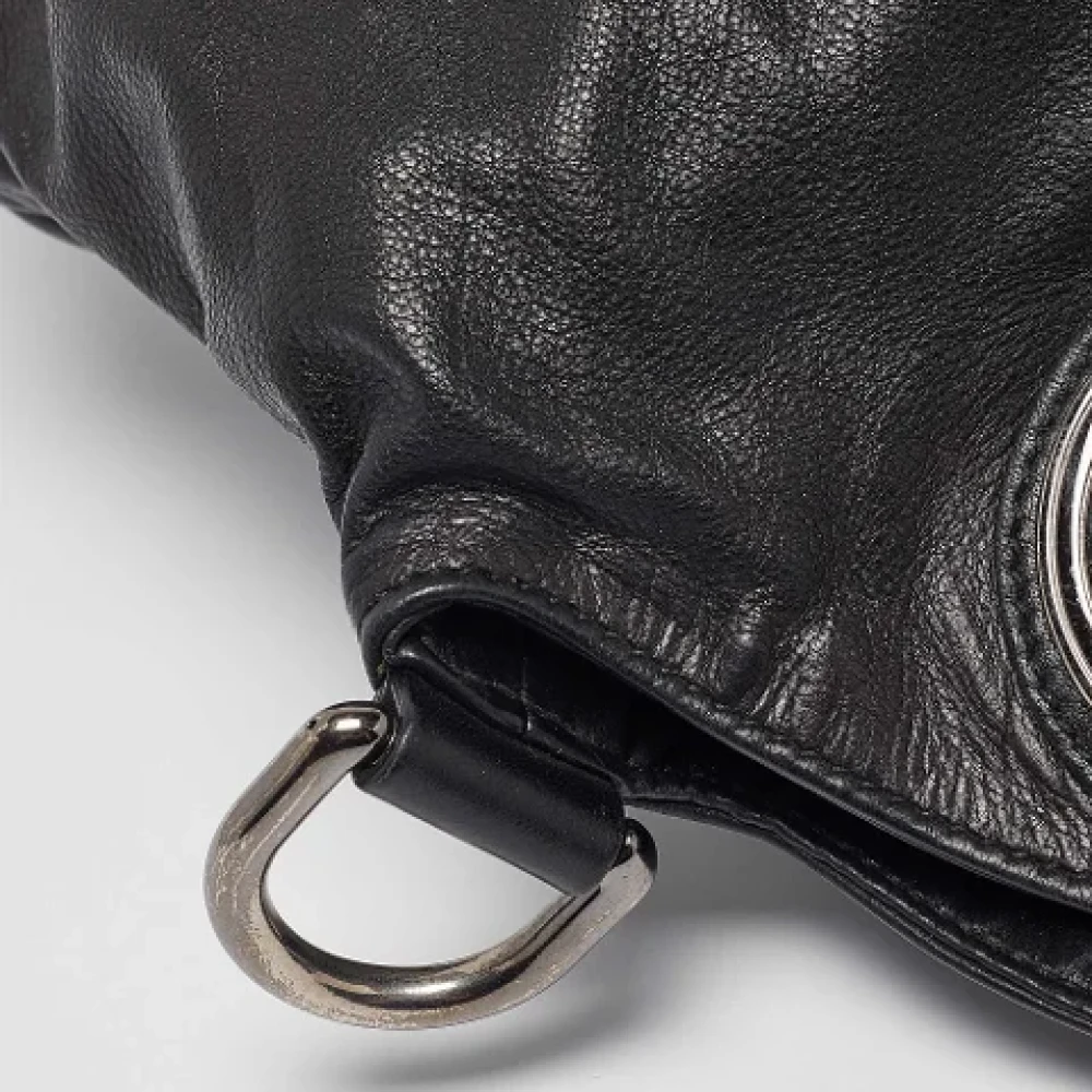 Gucci Vintage Pre-owned Leather handbags Black Dames