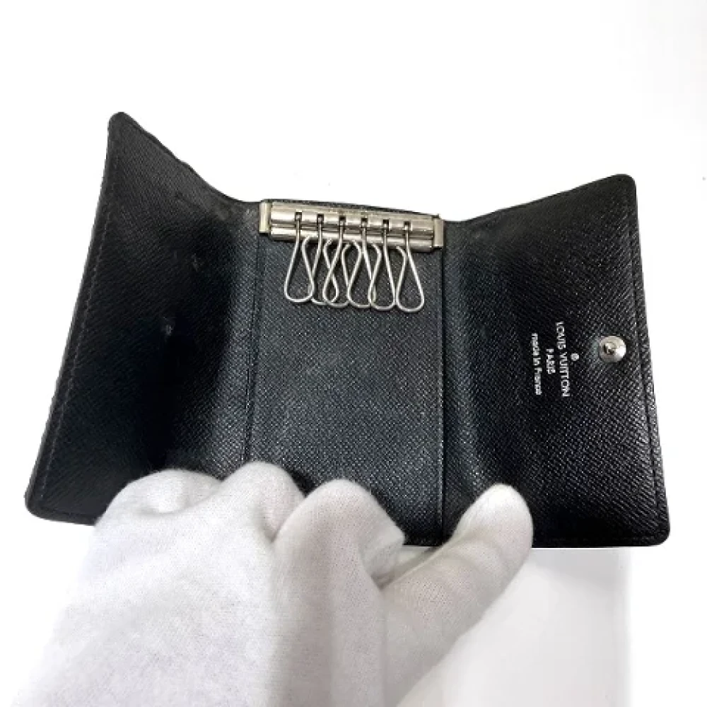 Louis Vuitton Vintage Pre-owned Canvas key-holders Black Dames