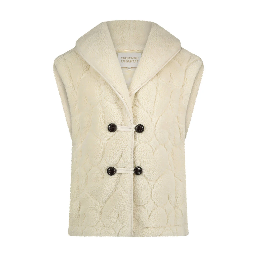 Fabienne Chapot Merlin Gilet Coat White Dames