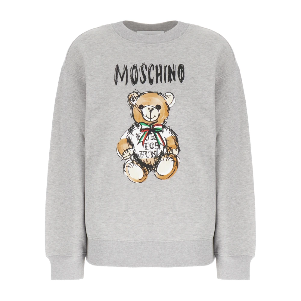 Moschino Stijlvolle Sweatshirt voor Mannen en Vrouwen Gray Dames