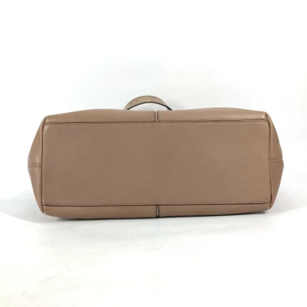 Cartier Vintage Pre-owned Leather shoulder-bags Beige Dames