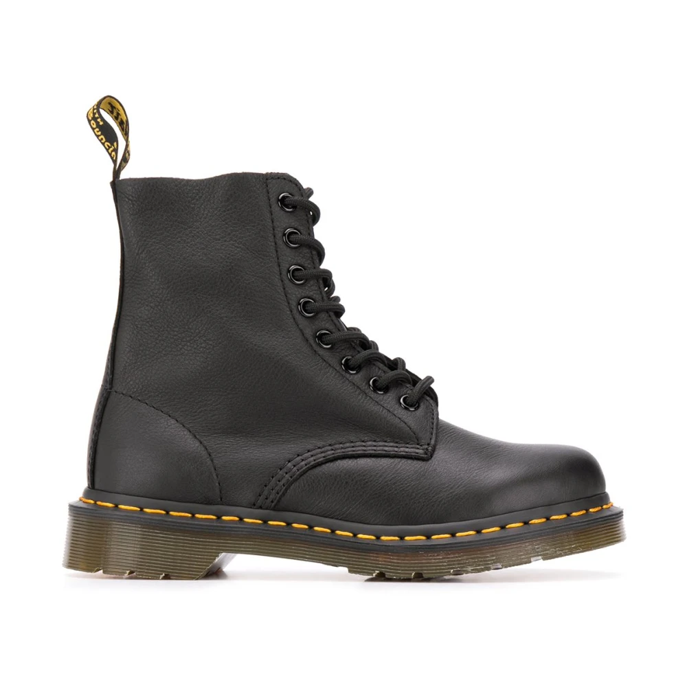 Dr. Martens Women's Black Lace-Up Boots, 4 Uk, Boots