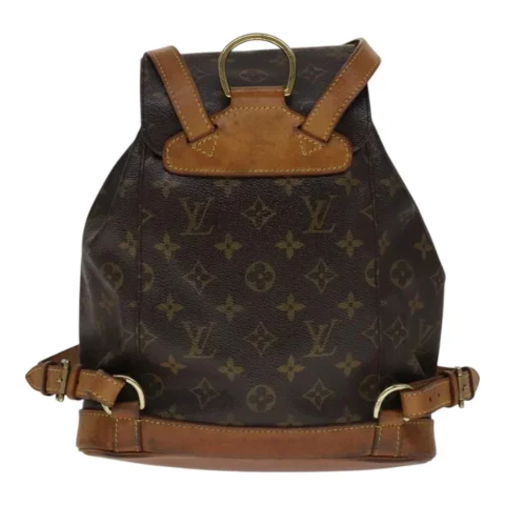 Louis Vuitton Vintage Pre-owned Canvas backpacks Brown Dames