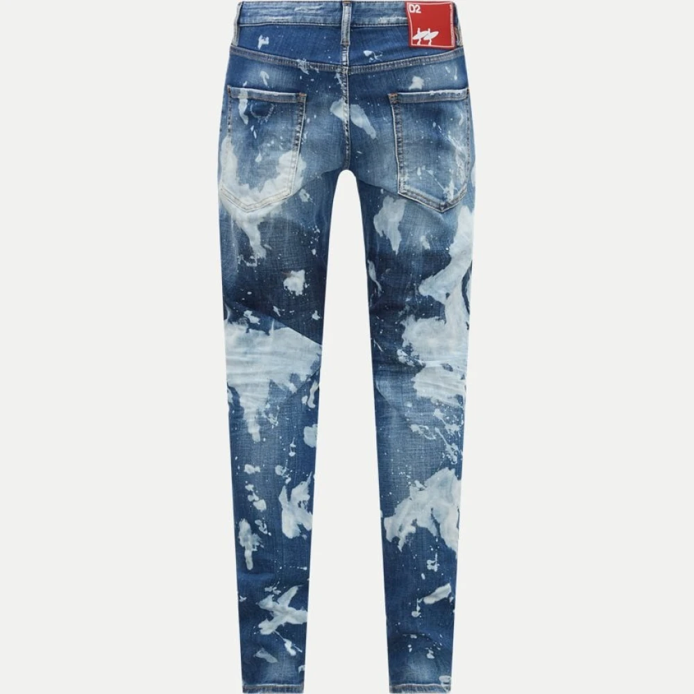 Dsquared2 Stijlvolle Jeans voor Mannen Blue Heren