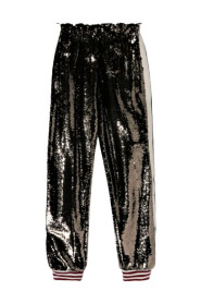 Palm Angels Trousers Silver