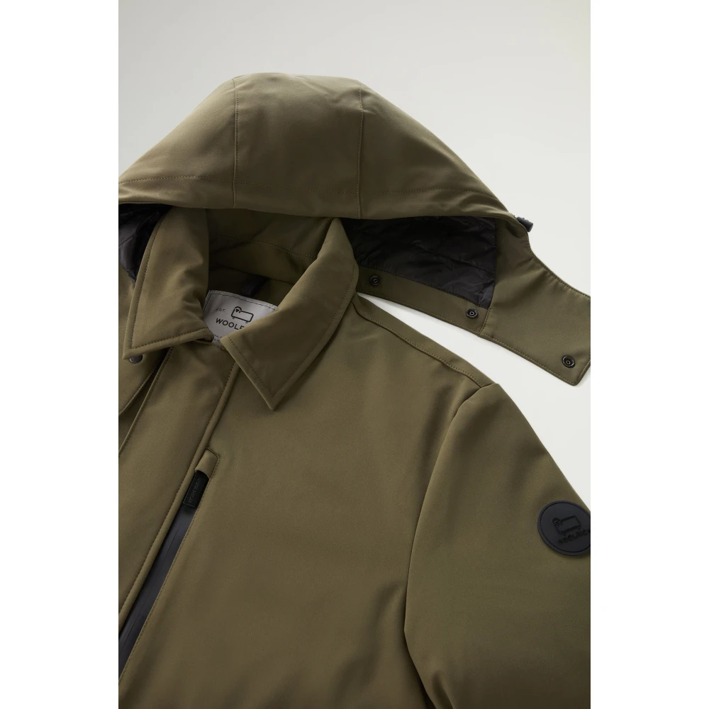 Woolrich Groene Urban Tech Softshell Jas Green Heren