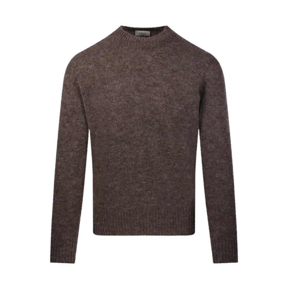 Altea Ronde Hals Sweater in Moro Stijl Brown Heren