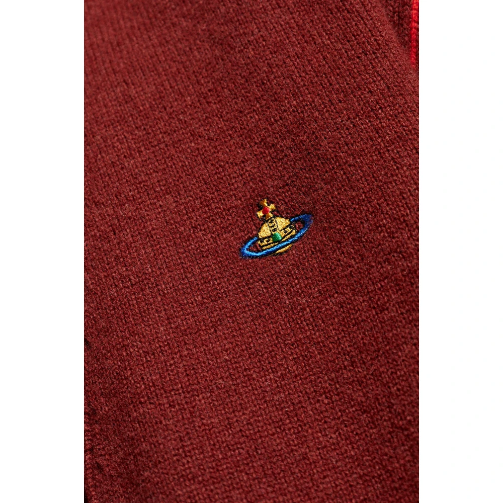Vivienne Westwood Cardigan met Cashmere Mix Red Heren
