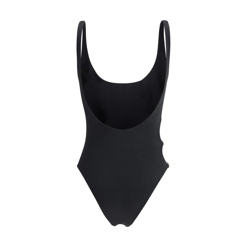 Versace Badpak met Medusa-logo plaques Black Dames