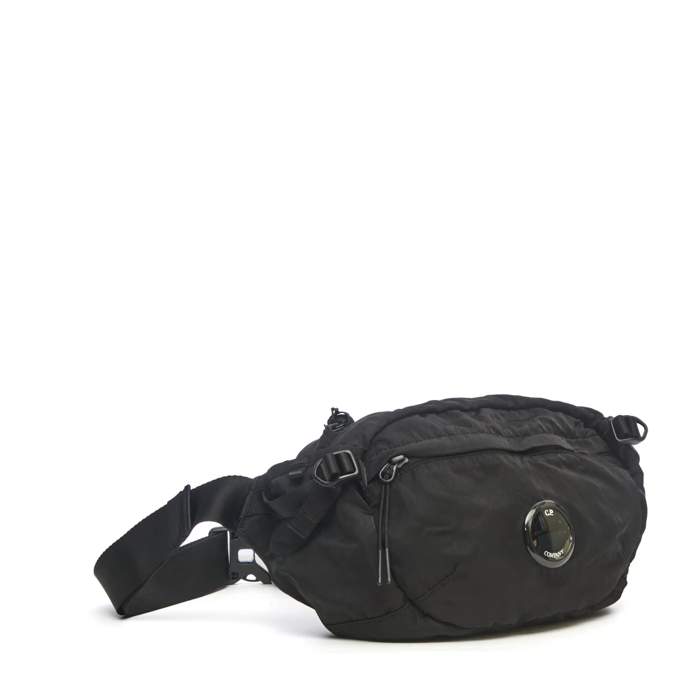C.P. Company Zwarte Schoudertas Nylon Crossbody Tas Black Heren