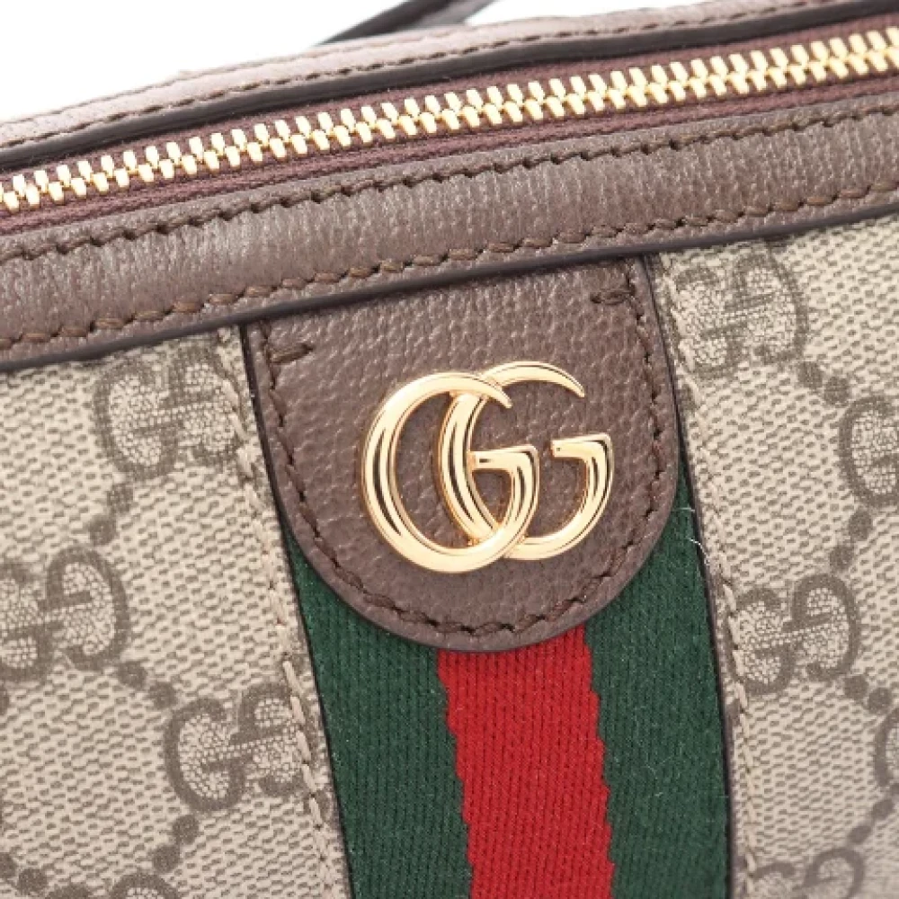 Gucci Vintage Pre-owned Canvas crossbody-bags Beige Dames