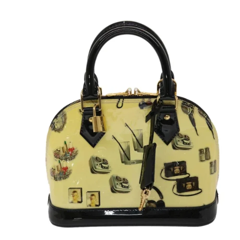 Louis Vuitton Vintage Tweedehands Multicolor Patentleren Alma