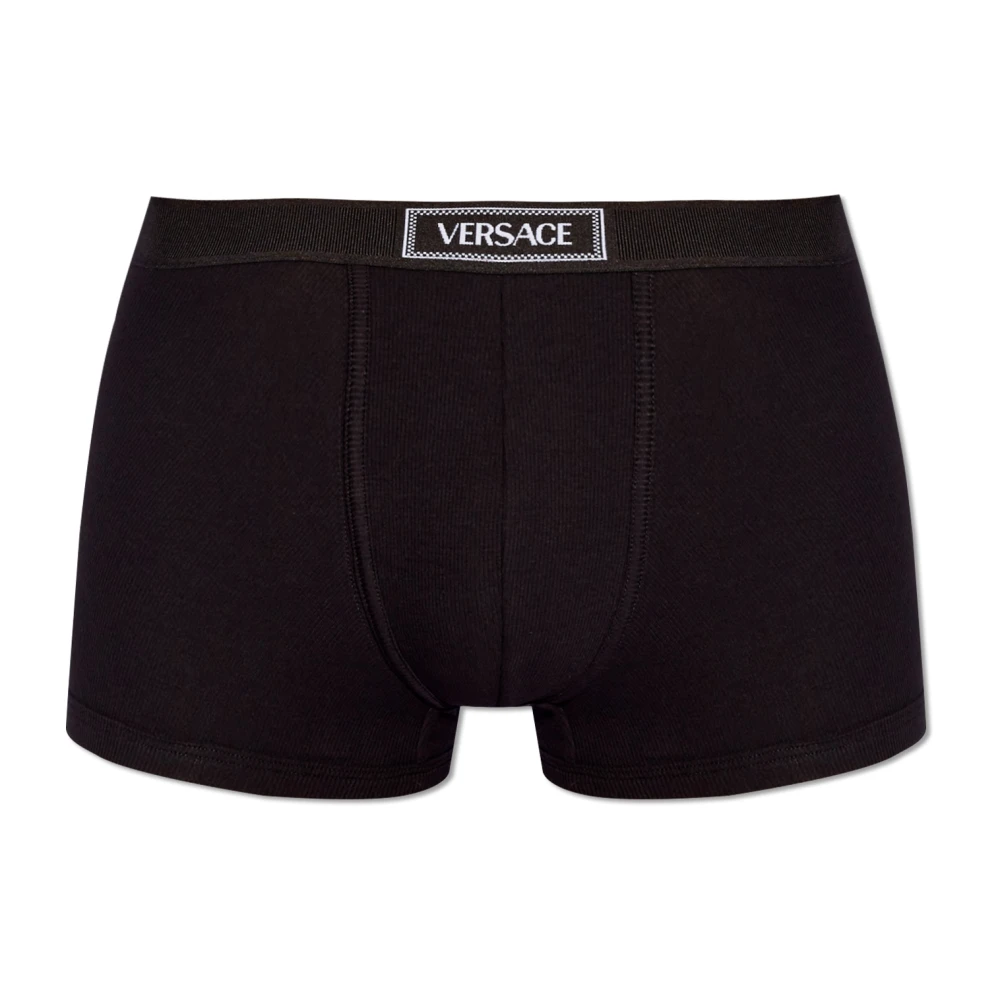 Versace Uomo Nero - Boxer In Cotone - Underwear - S