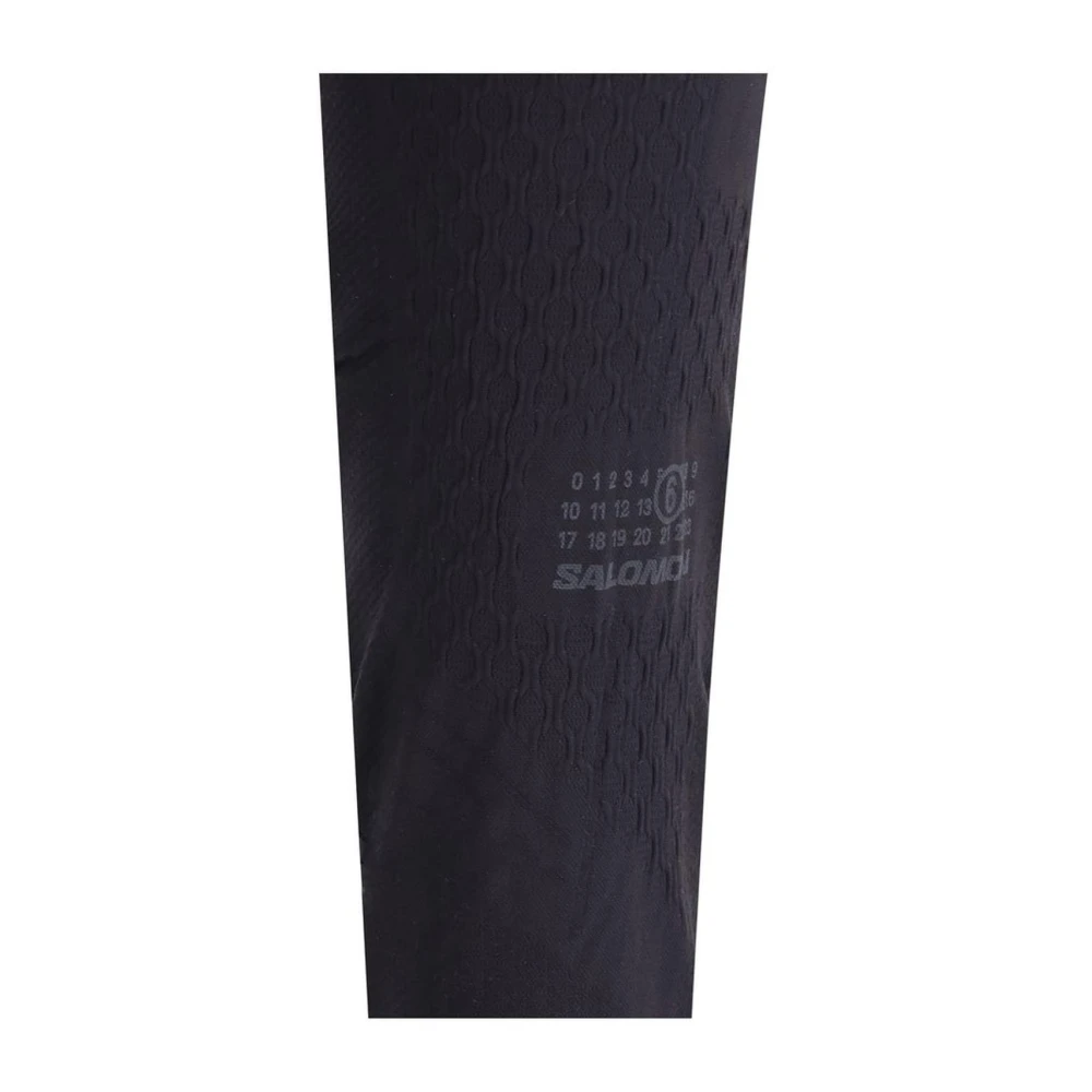 MM6 Maison Margiela Slim Fit Thermische Leggings met Elastische Tailleband Black Dames