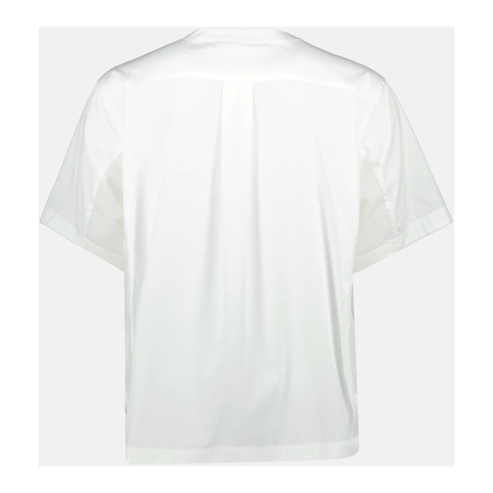 Sacai Witte Jersey T-shirt Lente-Zomer 2025 White Heren