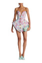 peplum-bustier-dress-with-feather-print