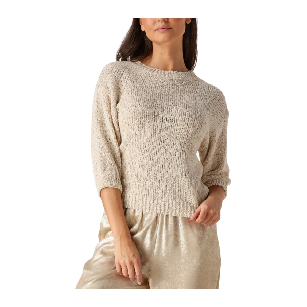 Knit-ted Gouden Dames Trui Roxie Yellow Dames
