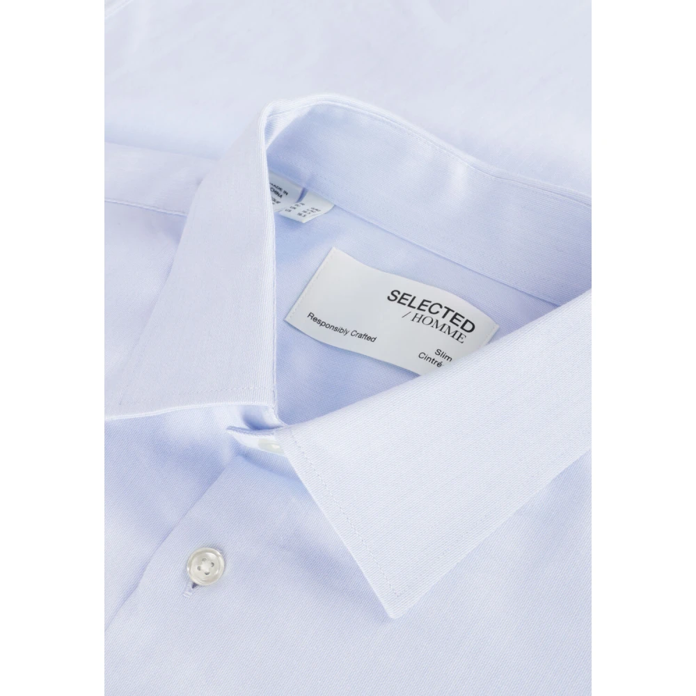 Selected Homme Casual Performance Shirt in Lichtblauw Blue Heren