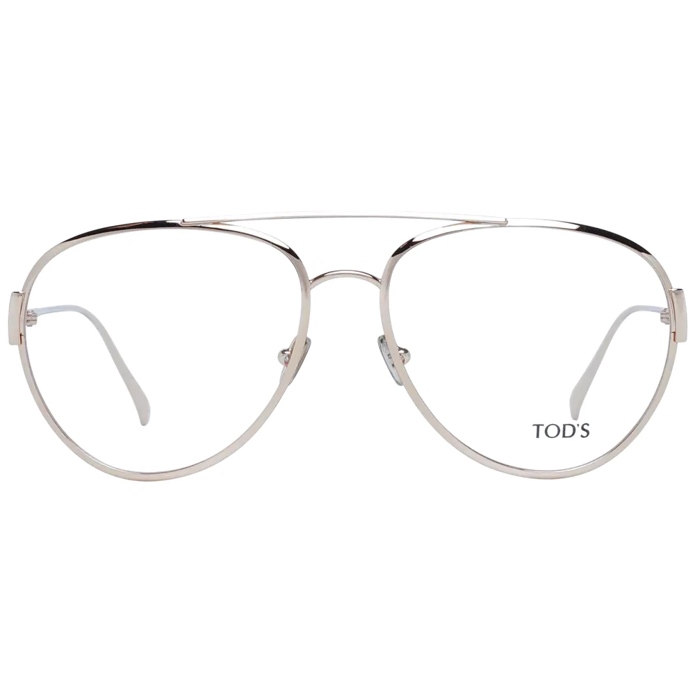TOD'S Gouden Aviator Bril voor Vrouwen Yellow Unisex