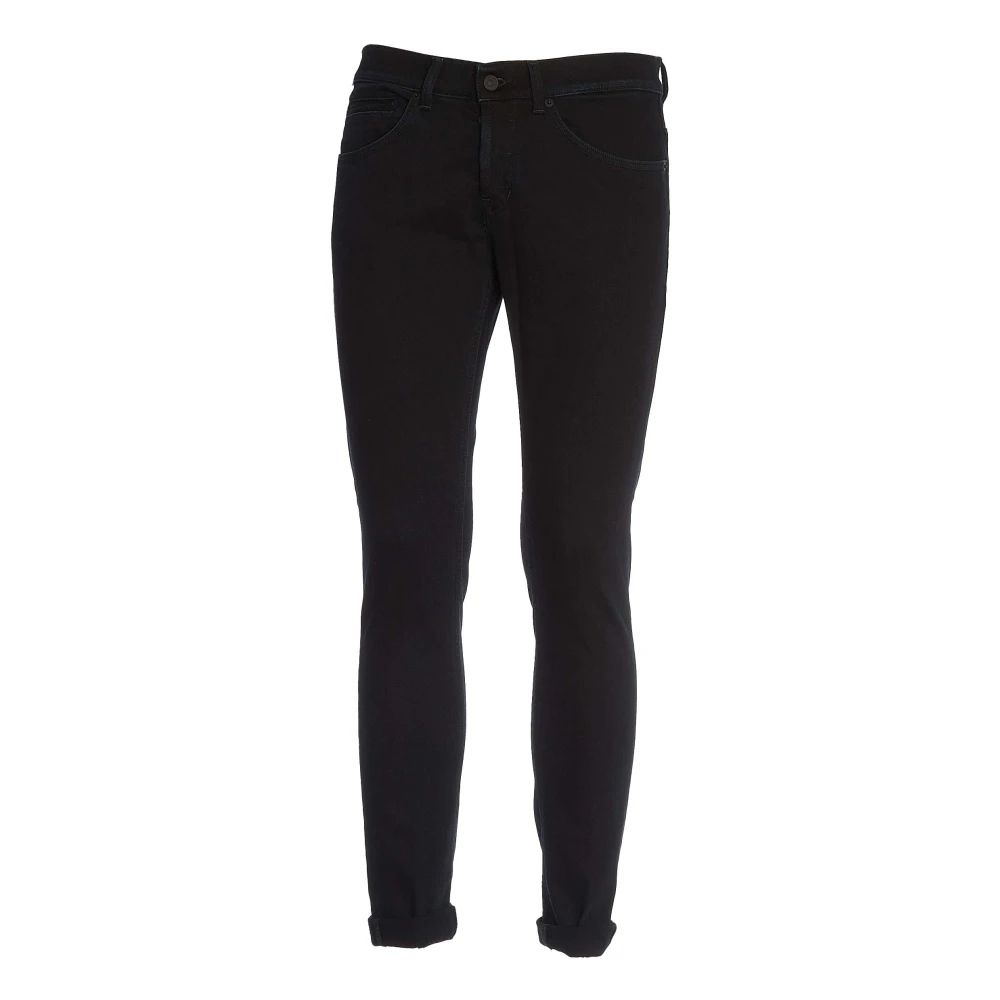 Dondup Zwarte Skinny Jeans Aw24 Black Heren