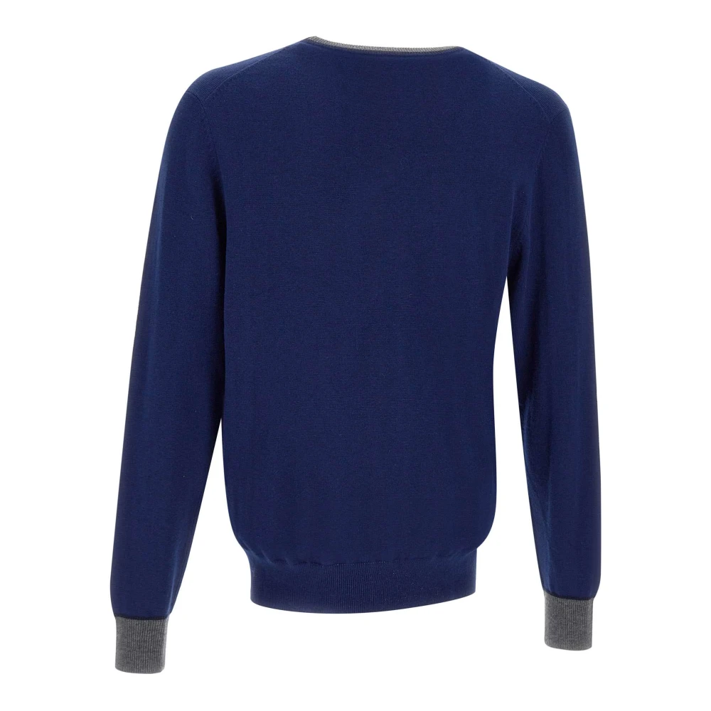 Peuterey Marlon Heren Wollen Trui Blue Heren
