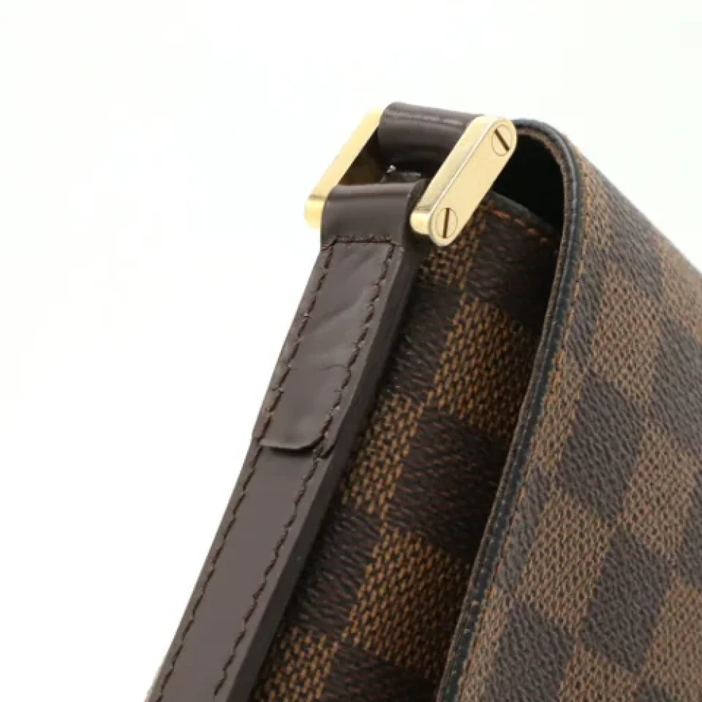 Louis Vuitton Vintage Pre-owned Plastic shoulder-bags Brown Dames