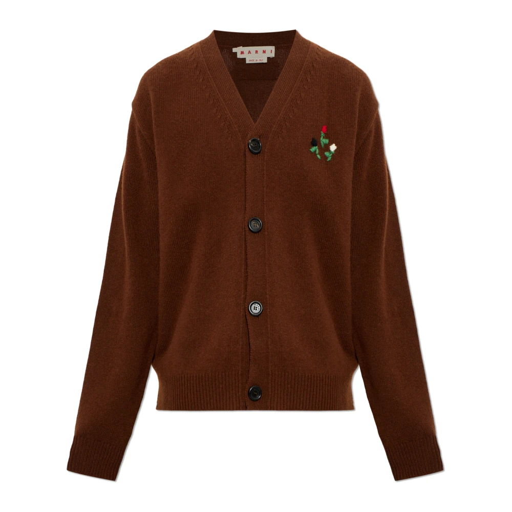 Marni - Cárdigan De Lana - Knitwear - Hombre - Marrón - L