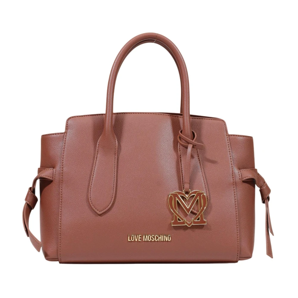 Love Moschino Brown Shopping Bags, Female, One Size, Tote Bag