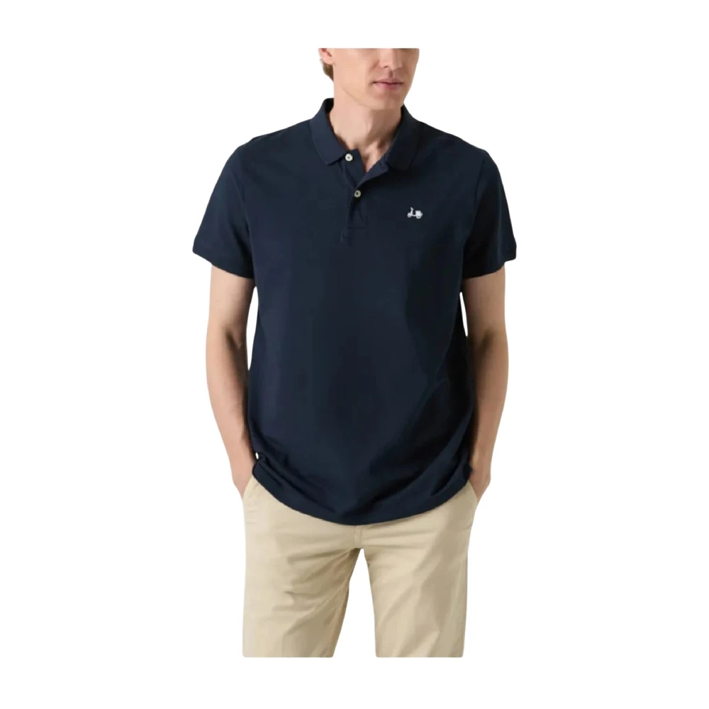 Scotta Blue Classic Polo - Male - Polo Shirts - 2XL - Tops