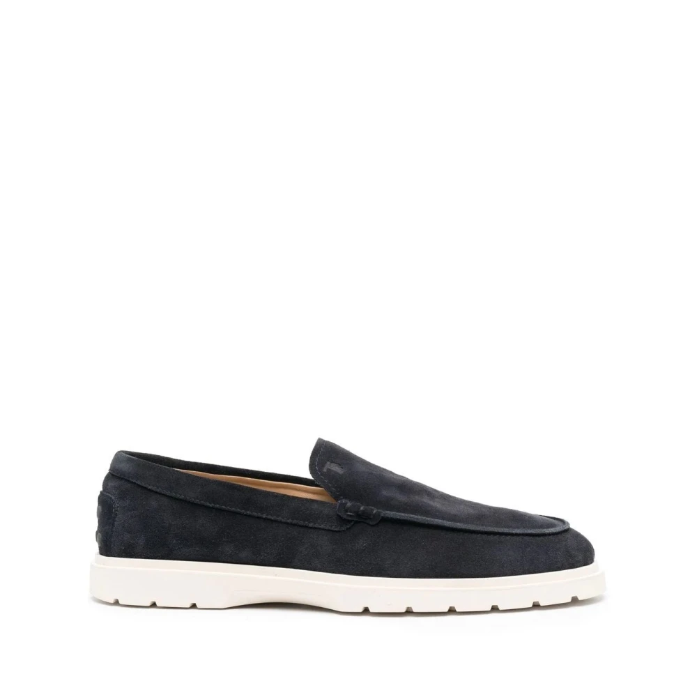 Tod's Blå Casual Loafers Blue, Herr
