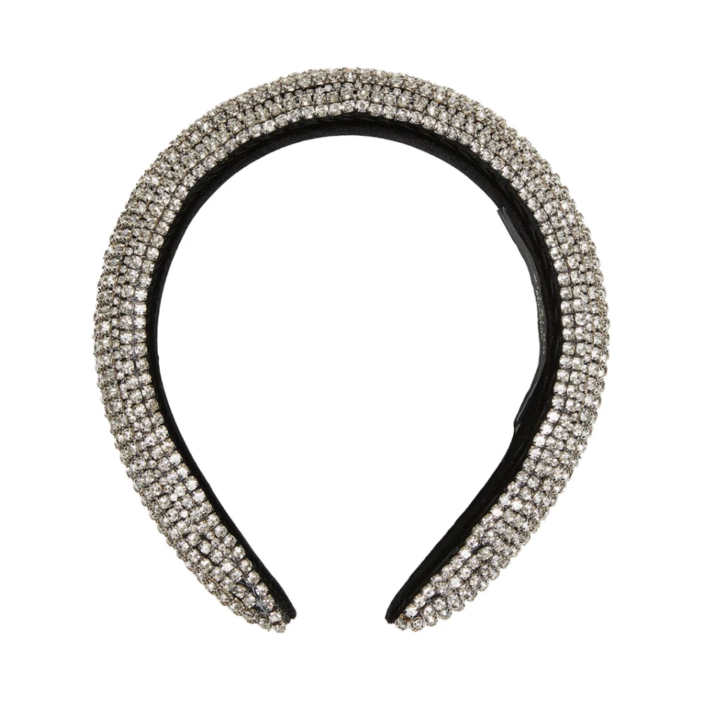 Max Mara Weekend Kristallen Haarband Nogal White Dames