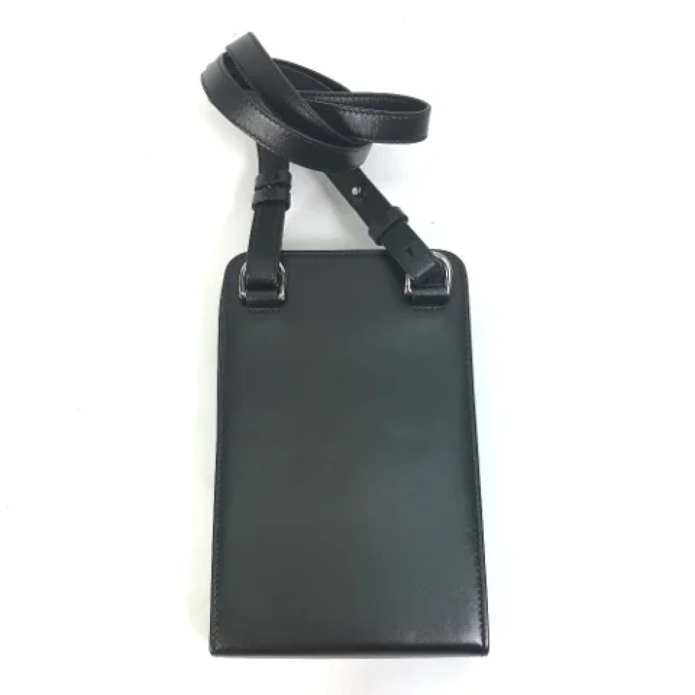 Dior Vintage Pre-owned Leather dior-bags Black Dames