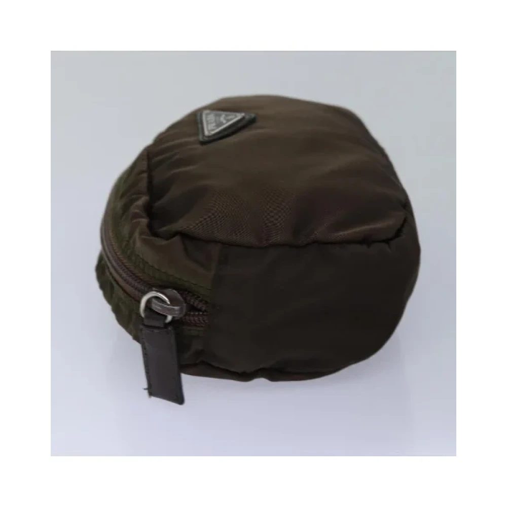Prada Vintage Pre-owned Nylon prada-bags Brown Dames