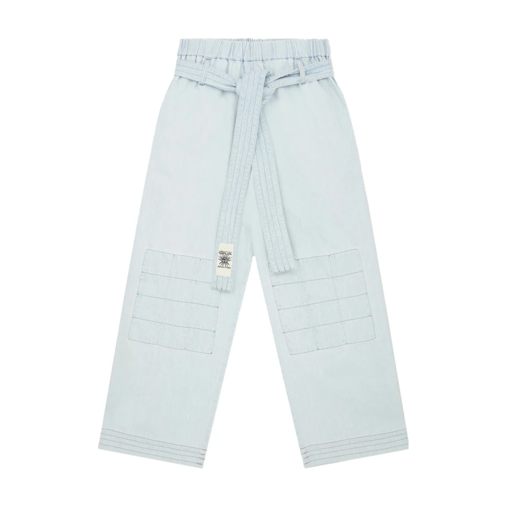Stella Mccartney Women's Blue Straight Jeans - Straight Fit Jeans - W26 - Jeans