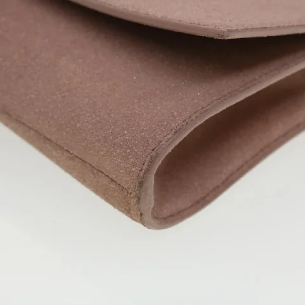 Yves Saint Laurent Vintage Pre-owned Leather clutches Pink Dames