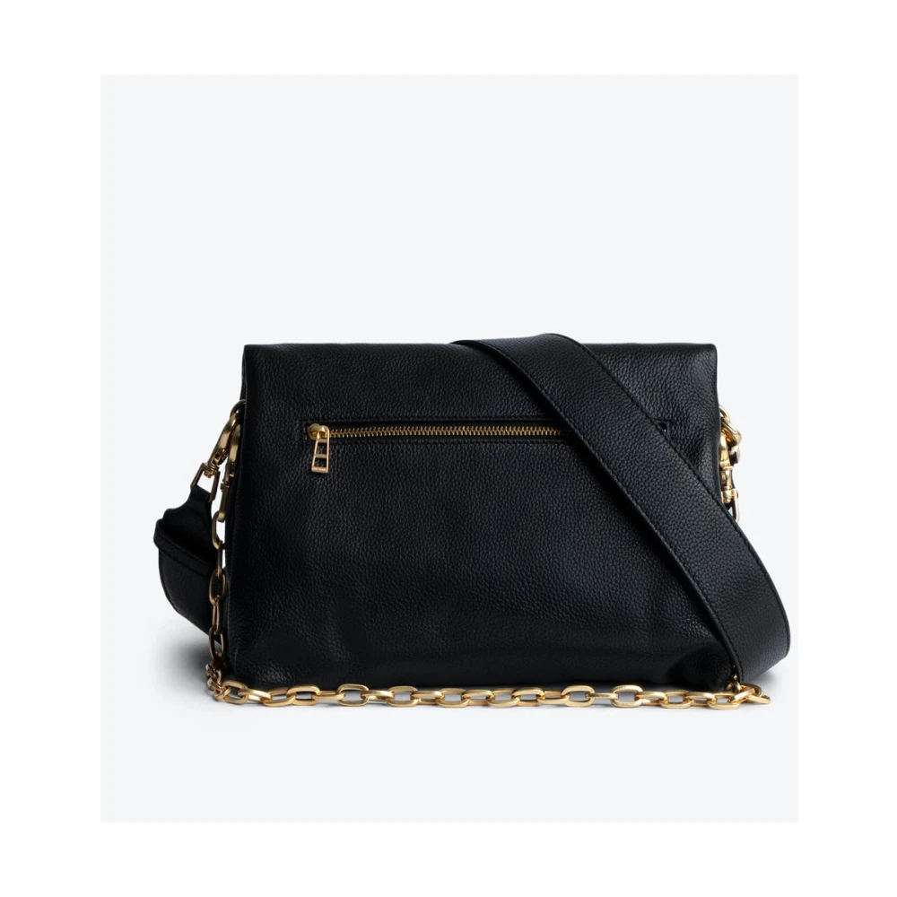 Zadig & Voltaire Rocky Tas Zwart Goud Black Dames