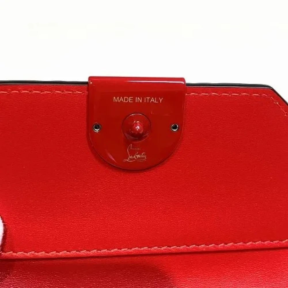 Christian Louboutin Pre-owned Leather wallets Red Dames