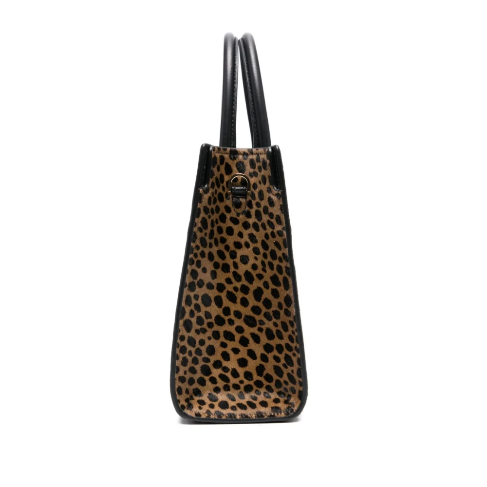 Michael Kors Multikleur Schoudertas met Magnetische Sluiting Multicolor Dames