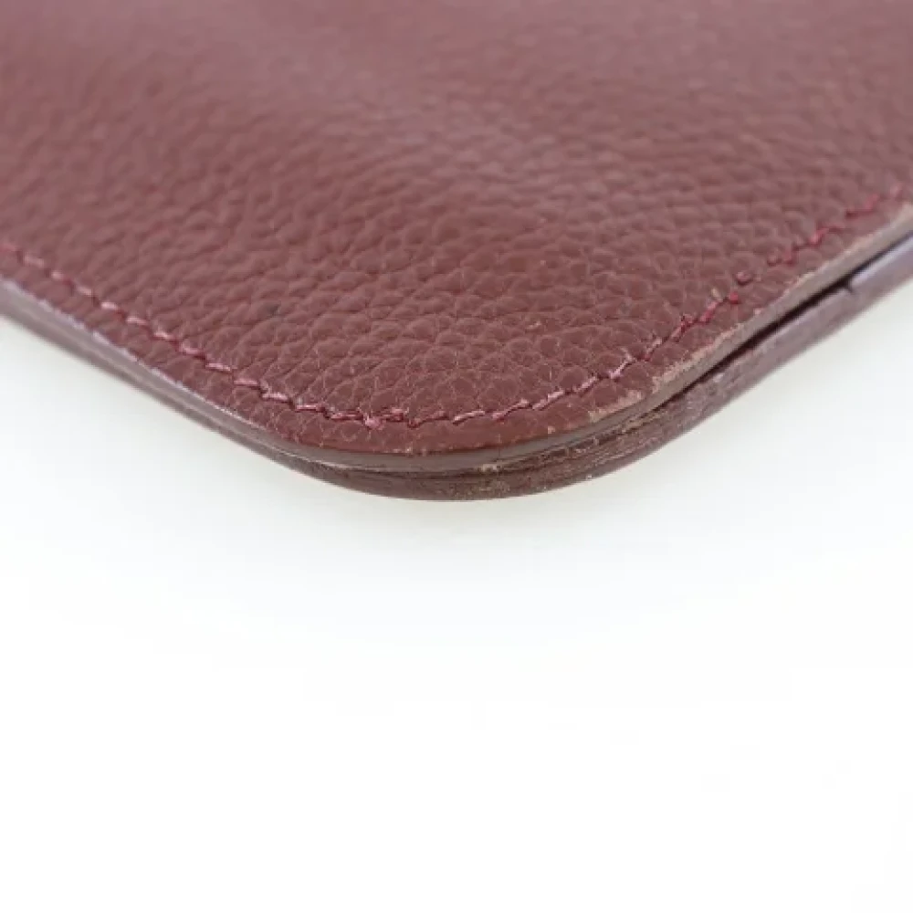 Hermès Vintage Pre-owned Leather wallets Brown Dames