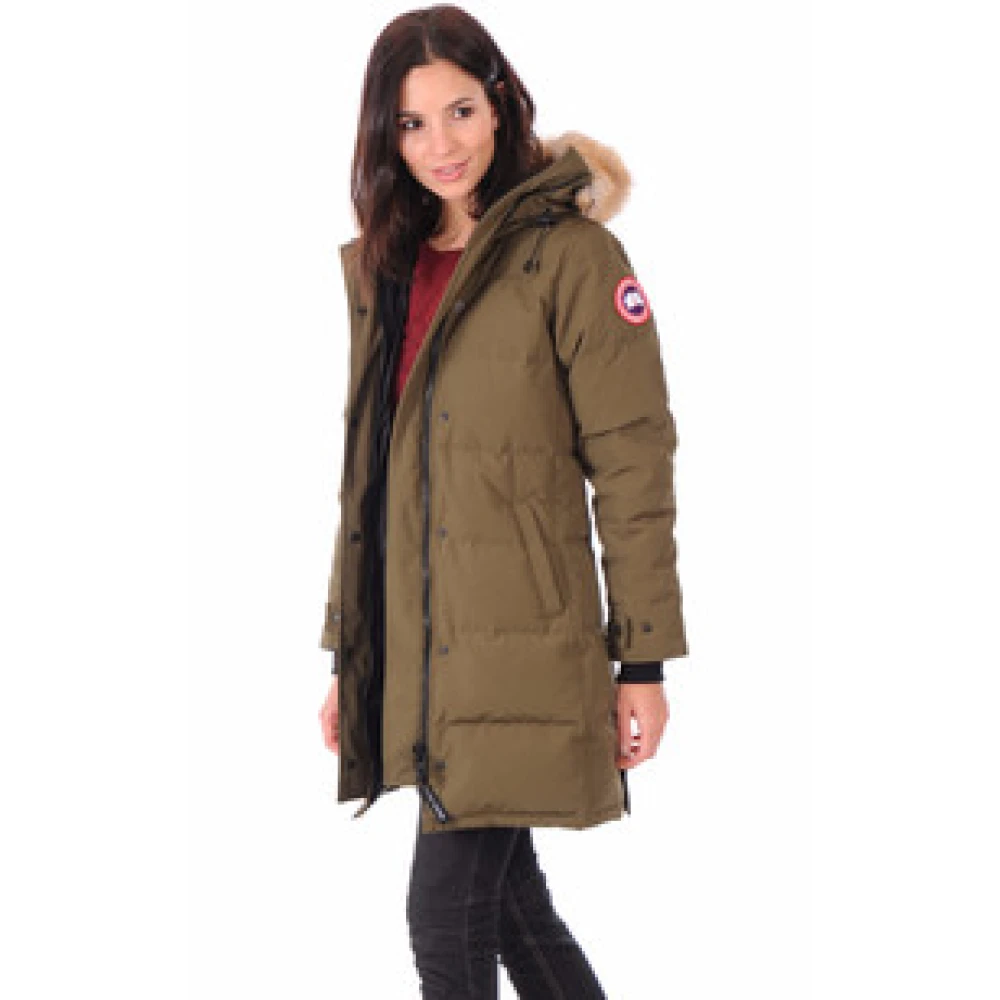 Canada Goose Shelburne Down Jacket Green Dames