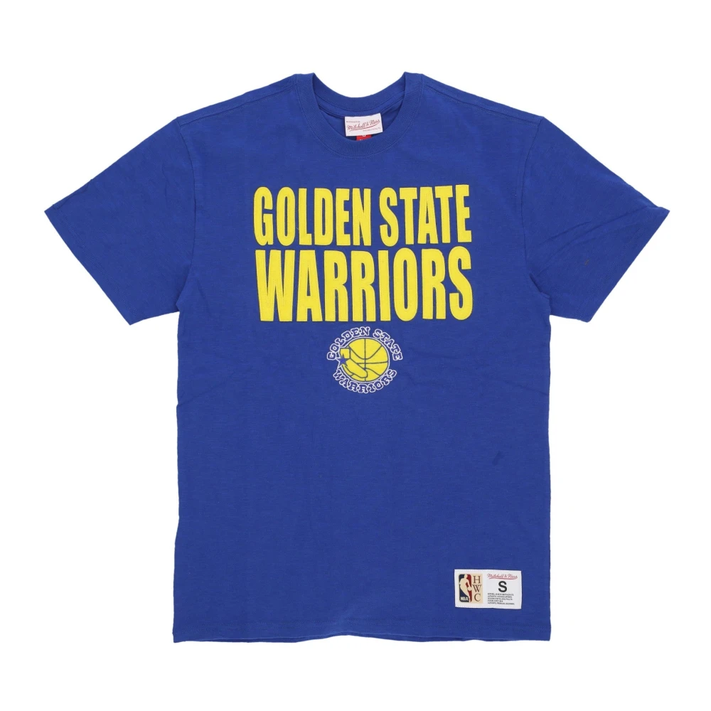Mitchell & Ness NBA Legendarische Tee Golden State Warriors Blue Heren