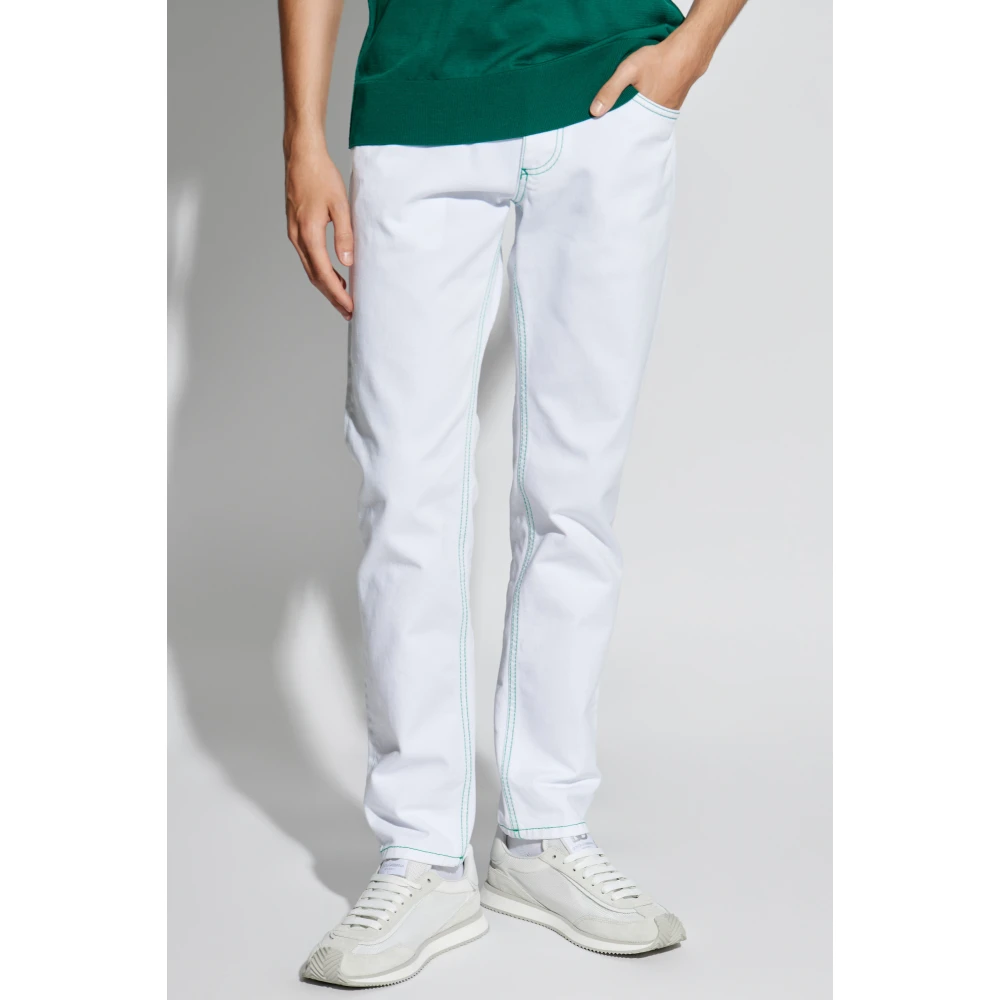 Dolce & Gabbana Regular Fit Jeans White Heren