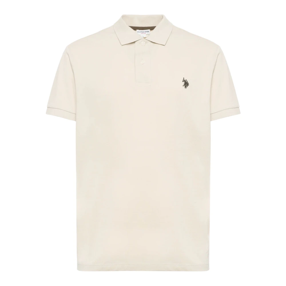 U.s. Polo Assn. Men's Beige Polo Shirts, 3XL, King Polo M/M