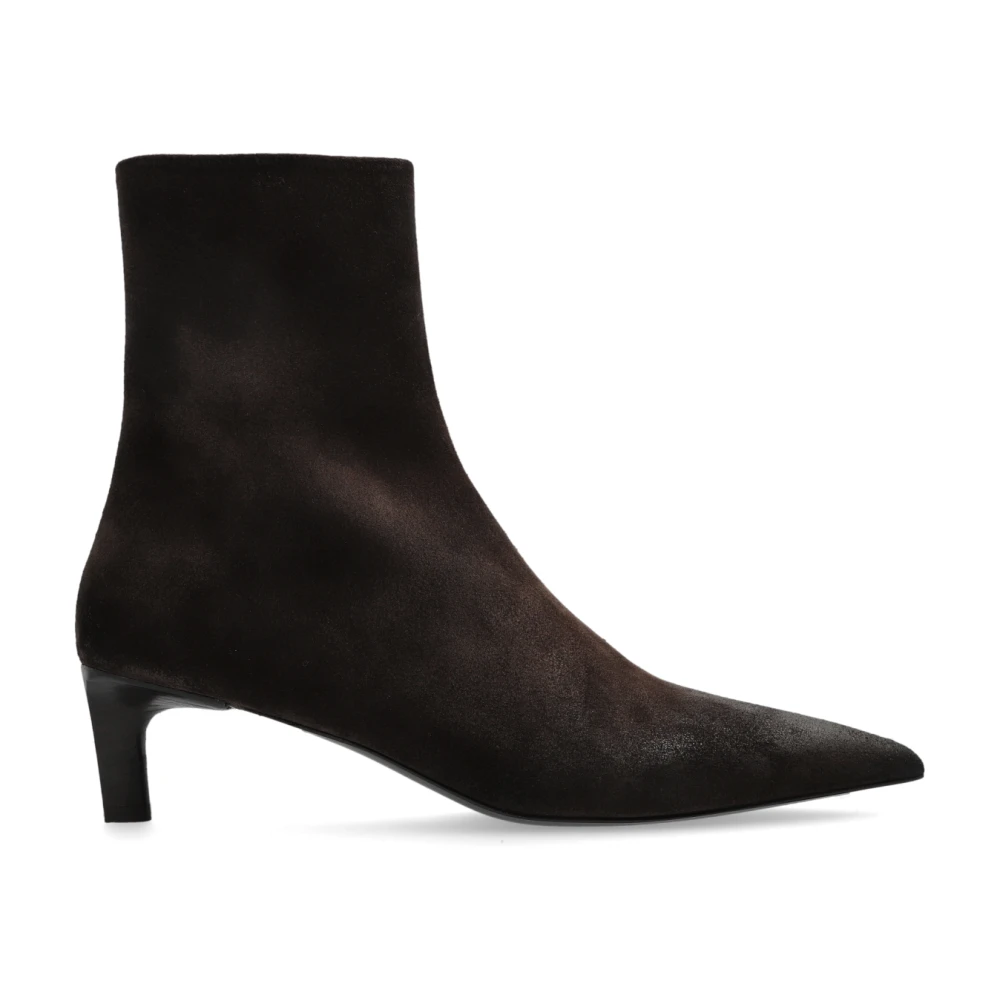Marsell Femme Marron - Bottines À Talons En Daim - Chaussures - Brun - Taille: 36 Eu