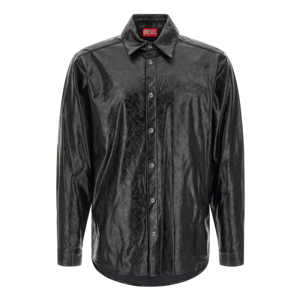 Diesel Men's Black S-Simply-Qmbu Shirt - Casual Shirts - Xl - Shirts