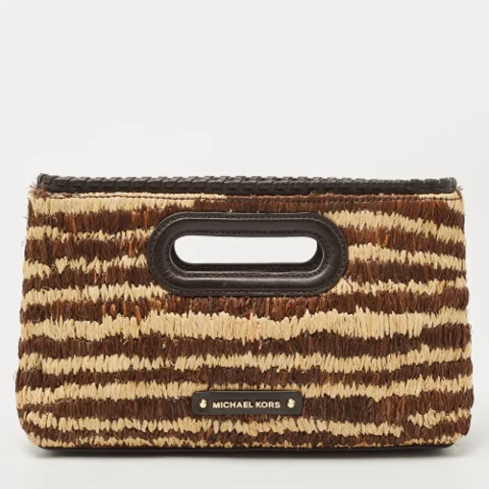 Michael Kors Pre-owned Leather clutches Multicolor Dames