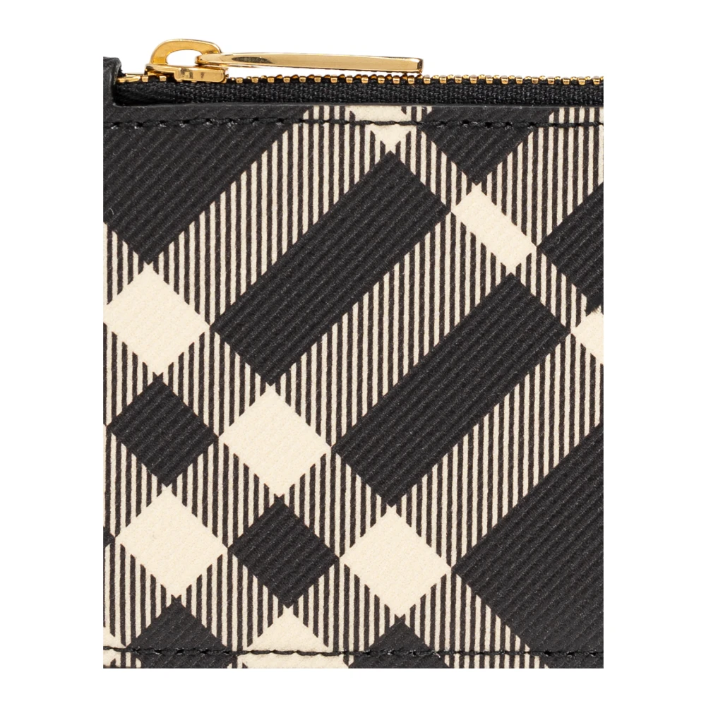 Burberry Check kaarthoes Black Dames