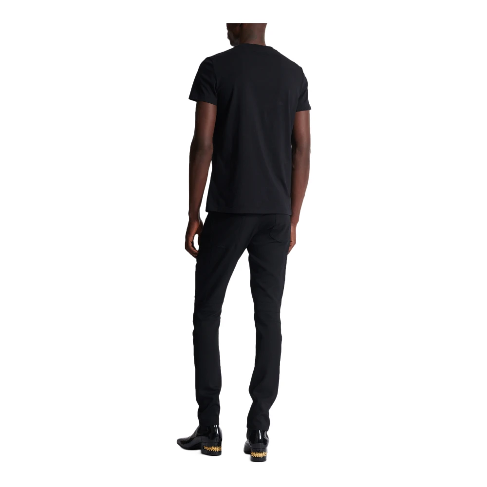 Balmain T-shirt met Kiss print Black Heren